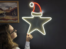 Görseli Galeri görüntüleyiciye yükleyin, Christmas Star Neon Tabela
