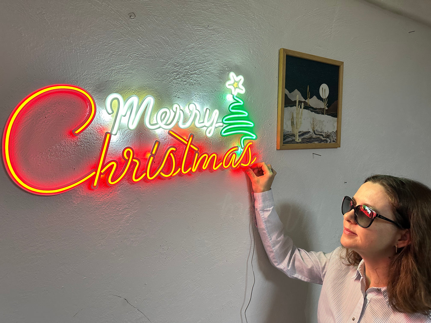 Merry Christmas Neon Tabela