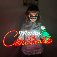 Görseli Galeri görüntüleyiciye yükleyin, Merry Christmas Neon Tabela
